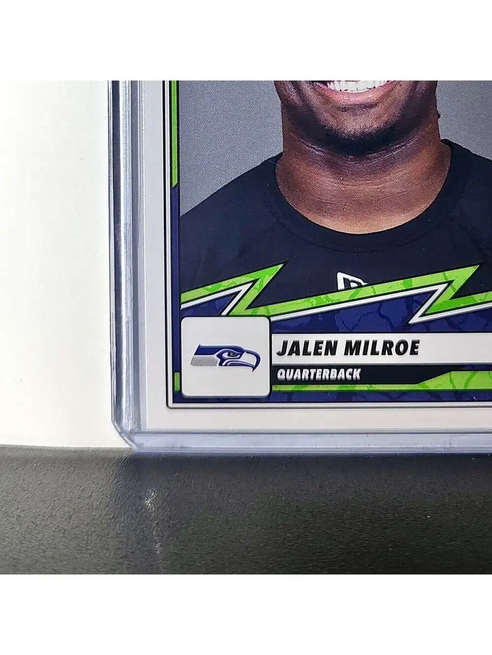 Jalen Milroe Rookie 2025 Panini NFL #95 Sticker Card Seattle Seahawks